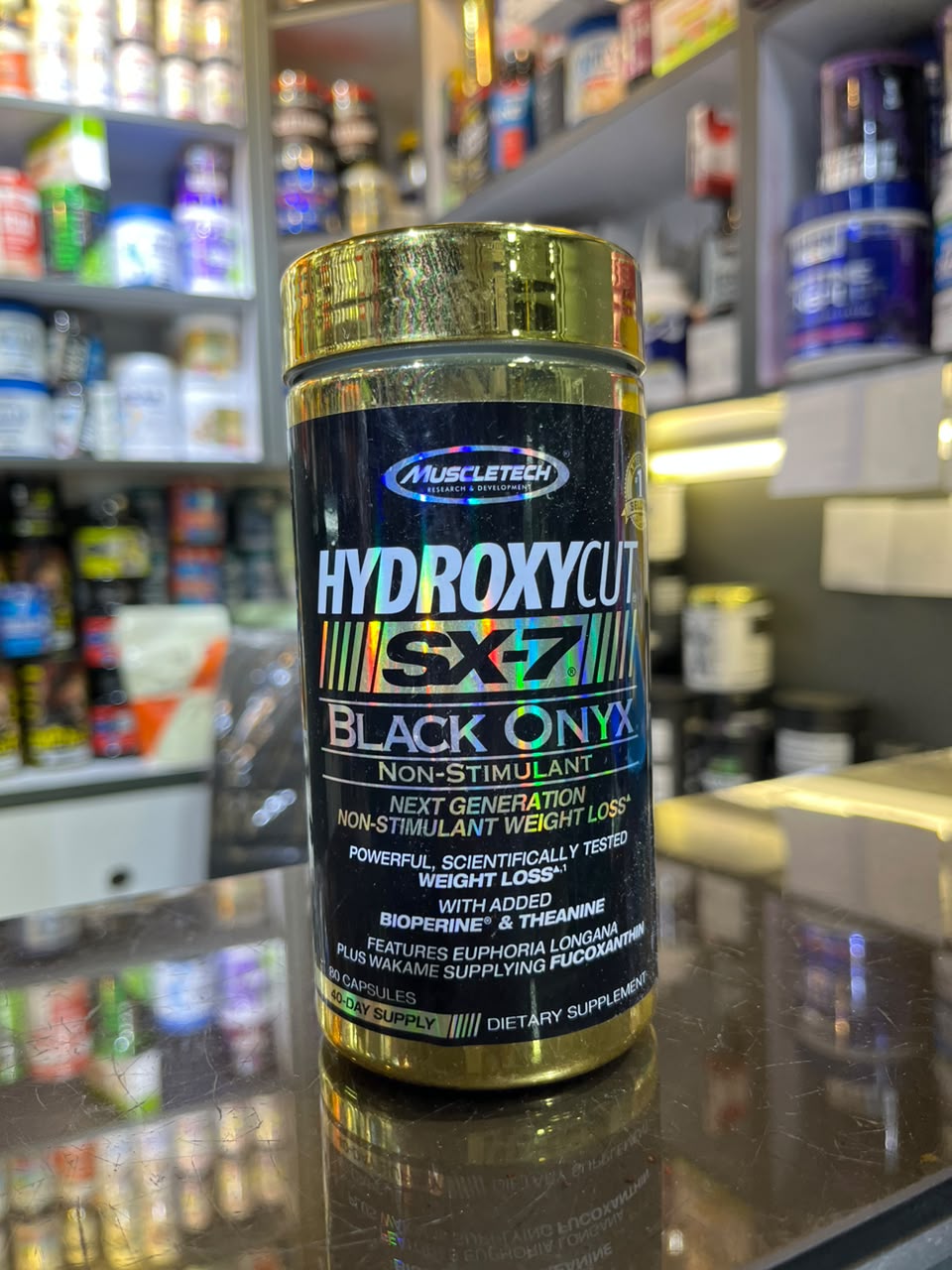 هیدروکسی کات بلک اونیکس ماسل تچ ۸۰ کپسولی (MuscleTech Hydroxycut SX-7 Black Onyx)