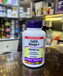 کیوتن و امگا سه وبر نچرالز ۳۰ عددی (Webber Naturals CoQ10 & Omega-3)
