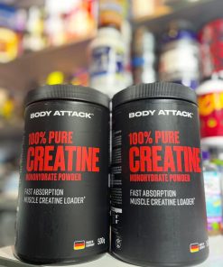 کراتین بادی اتک ۵۰۰ گرمی (Body Attack 100% Pure Creatine)
