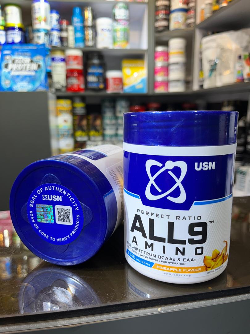 آمینو ALL9 یو اس ان طعم آناناس ۳۳۰ گرمی (USN All9 Amino Pineapple)