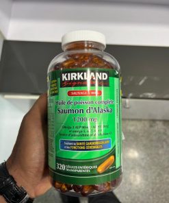 امگا ۳ سالمون کریکلند /۳۲۰ عددی/۱۲۰۰ میلی‌گرم  (Kirkland Signature Wild Alaskan Salmon Oil) ضمانت اصالت کالا