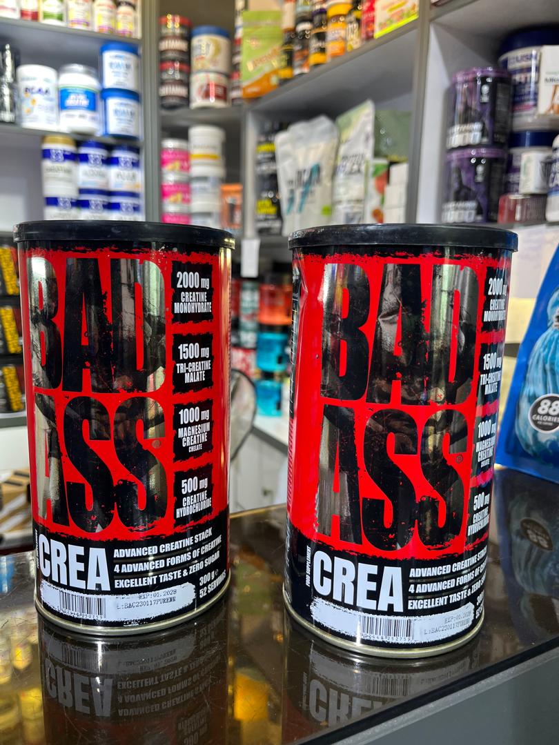 کراتین ترکیبی بد اس ۳۰۰ گرمی اورجینال/ضمانت اصالت کالا (BADASS CREA)